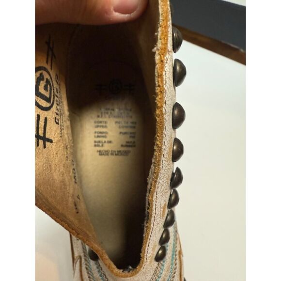 Circle G by Corral Leather Studded Ankle Boots USA Women's Sz. 6 - Picture 7 of 8